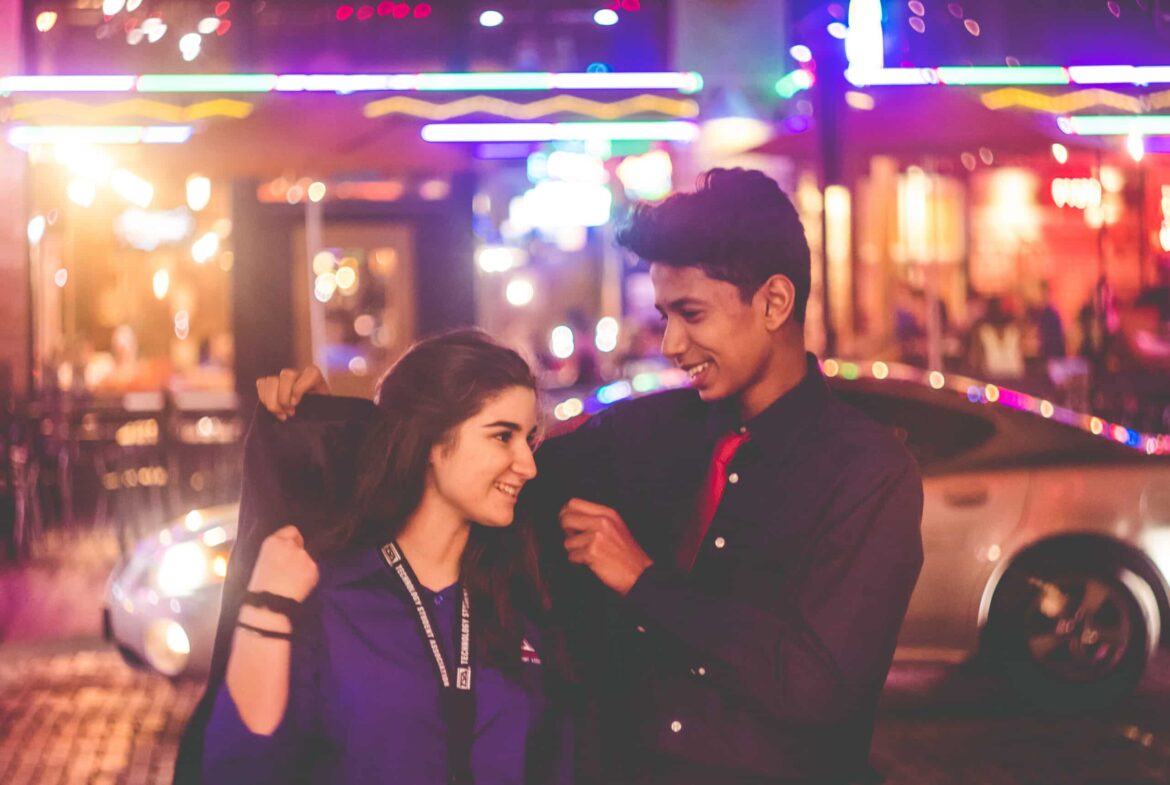 man giving jacket to woman stockpack pexels scaled