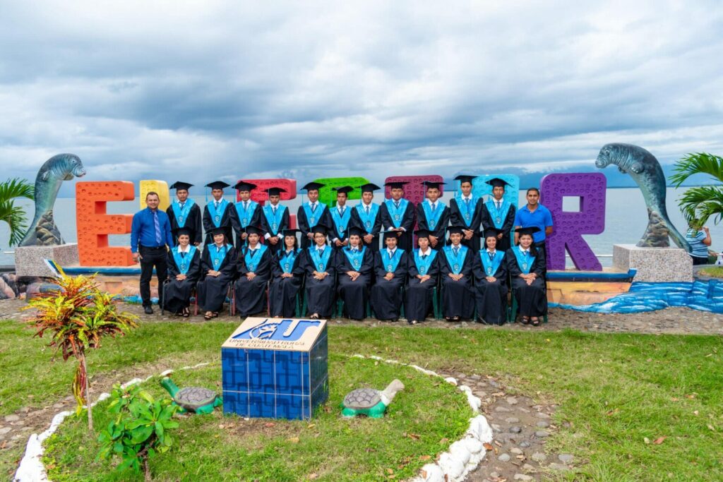 Graduates class photo